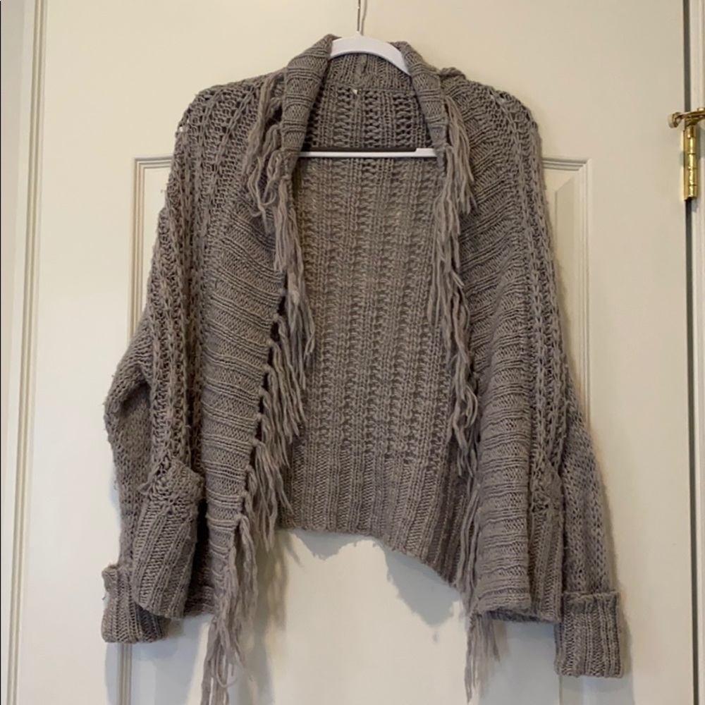 Free People Fringe Sweater